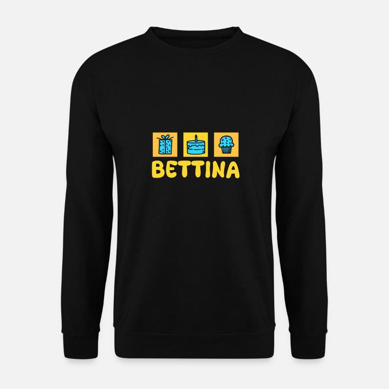 First name Bettina - Unisex Sweatshirt - black