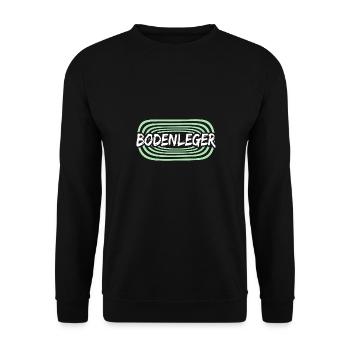 Gift for floor installer - Unisex Sweatshirt - black - Front - Alina (178cm) & Michal (187cm)