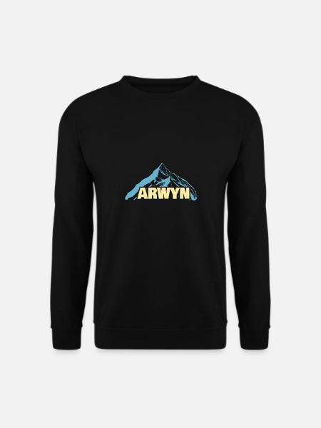 Arwyn als Frauenname - Unisex Pullover - Schwarz