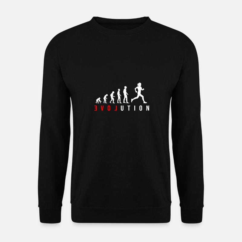 Läuferin Laufen LOVE Fitness Evolution Joggerin - Unisex Pullover - Schwarz