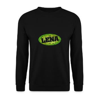 Lena - Sweat-shirt Unisexe - noir - Devant - Alina (178cm) & Michal (187cm)