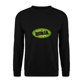 Ronja - Unisex Pullover - Schwarz - Vorne - Alina (178cm) & Michal (187cm)