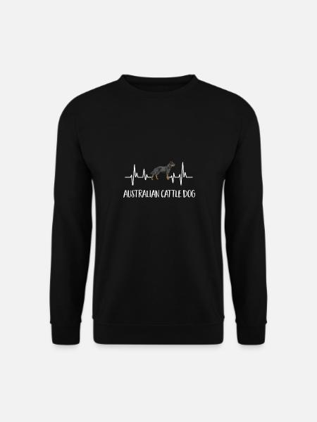 Australian Cattle Dog Red Blue Heeler - Unisex Pullover - Schwarz