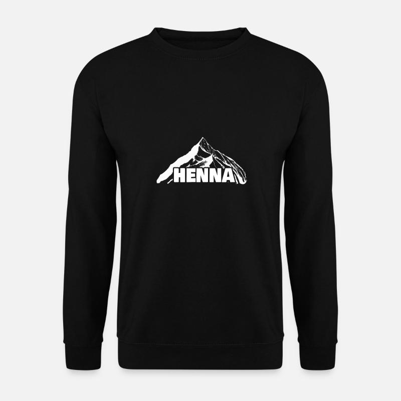 Mount Henna - Unisex Sweatshirt - black