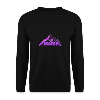 Mount Marie - Unisex Sweatshirt - black - Front - Alina (178cm) & Michal (187cm)