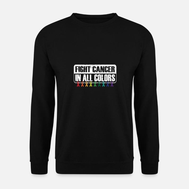 Fight Cancer In All Colors Cancer Survivor - Unisex Pullover - Schwarz