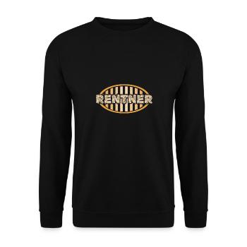 Rentner - Unisex Pullover - Schwarz - Vorne - Alina (178cm) & Michal (187cm)