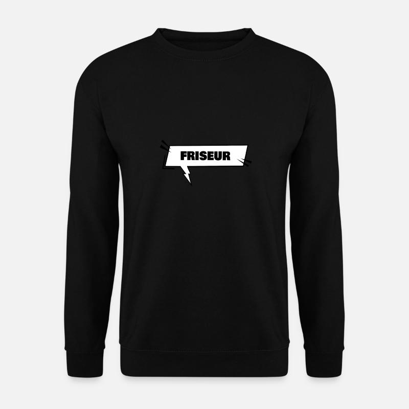 Cadeau pour coiffeur - Sweat-shirt Unisexe - noir