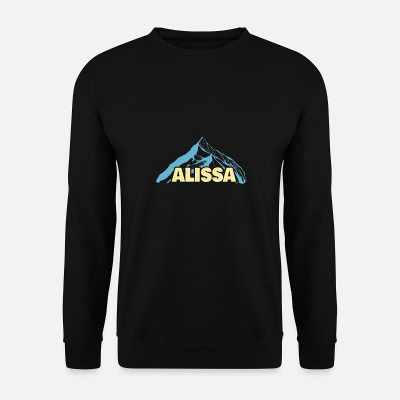 Alissa - Unisex Pullover - Schwarz