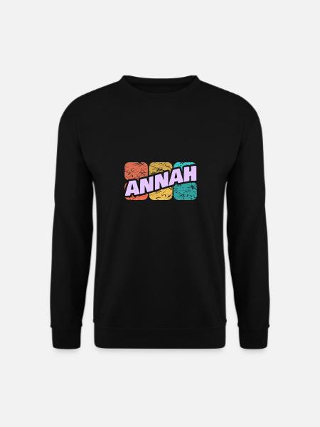 Annah Annah - Sweat-shirt Unisexe - noir