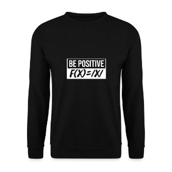 Mathematics - Unisex Sweatshirt - black - Front - Alina (178cm) & Michal (187cm)