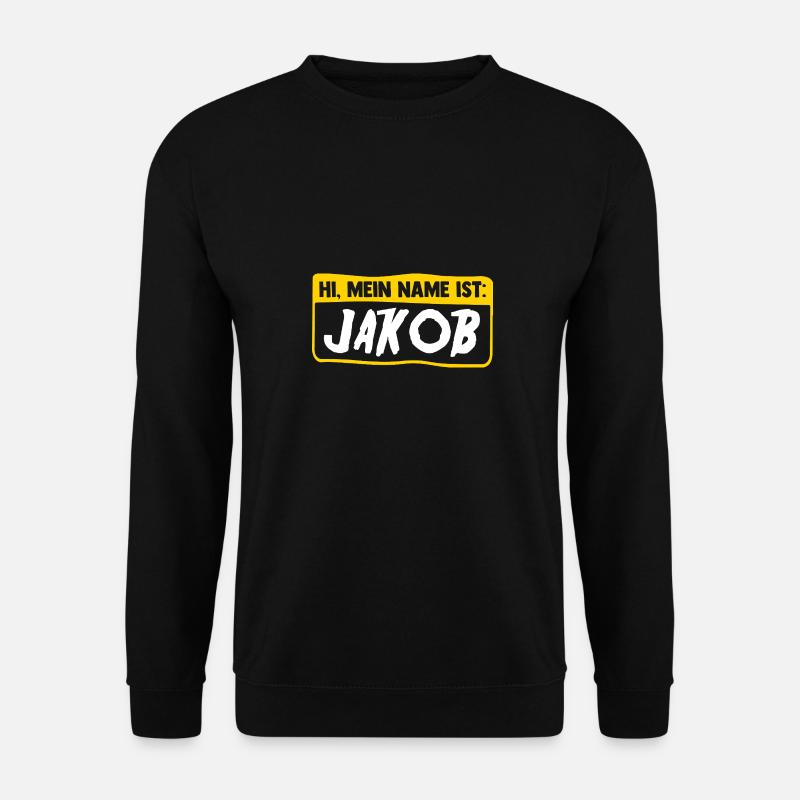 Jakob - Unisex Pullover - Schwarz