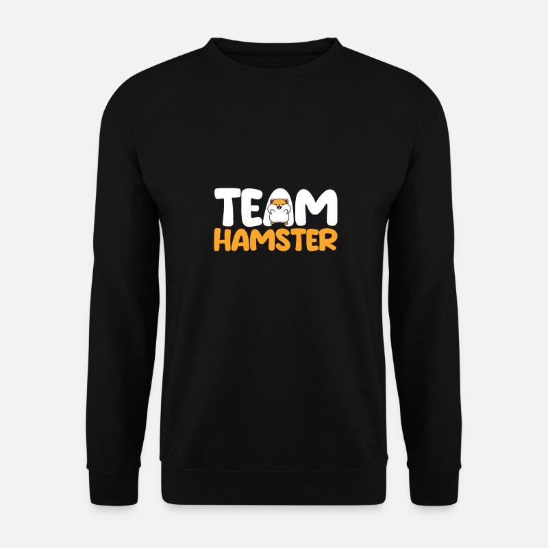 Nagetier Hamsterbesitzer Hamster - Unisex Pullover - Schwarz