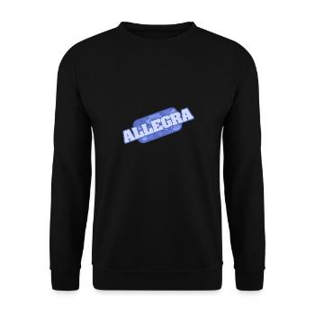 Gesundheit Allegra - Unisex Pullover - Schwarz - Vorne - Alina (178cm) & Michal (187cm)
