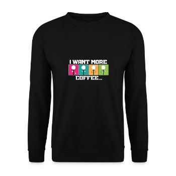 SLP Thérapeute Orthophoniste Je veux - Sweat-shirt Unisexe - noir - Devant - Alina (178cm) & Michal (187cm)