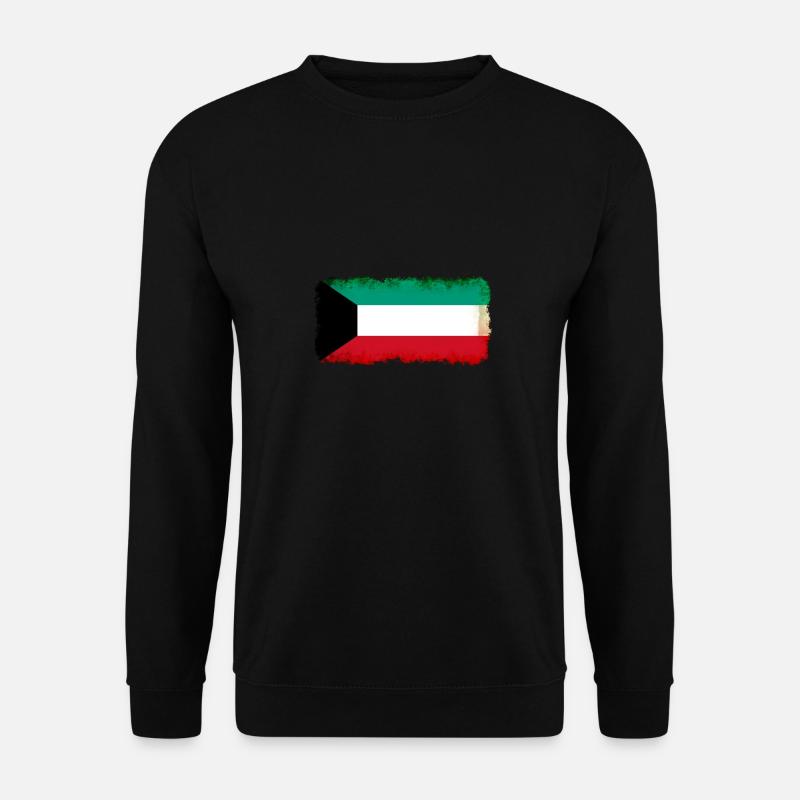 Le Koweït comme drapeau - Sweat-shirt Unisexe - noir