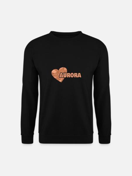 Prénom Aurora - Sweat-shirt Unisexe - noir