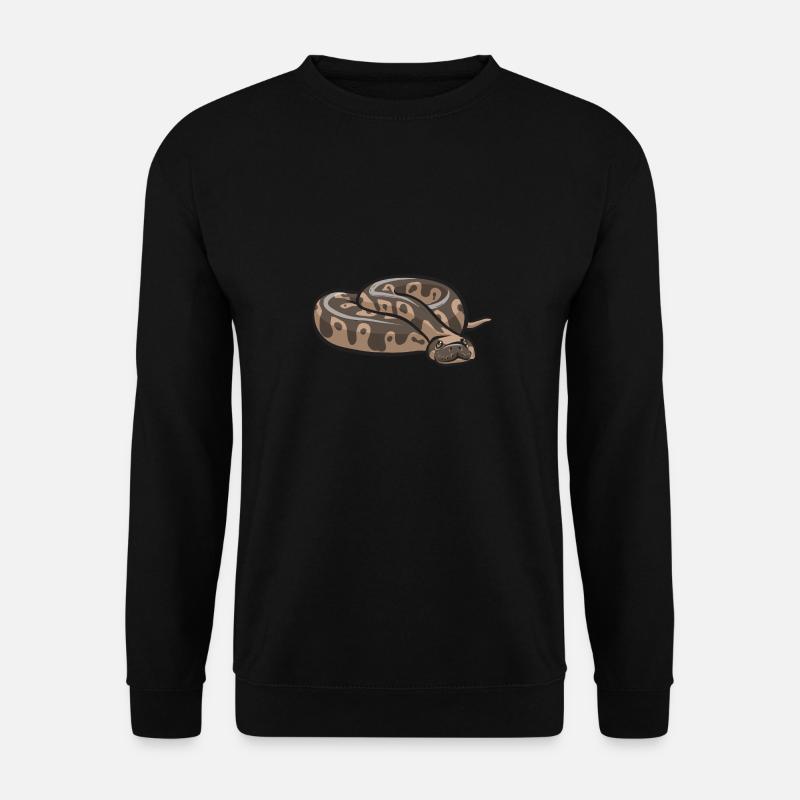 Ball Python Schlange Königspython - Unisex Pullover - Schwarz
