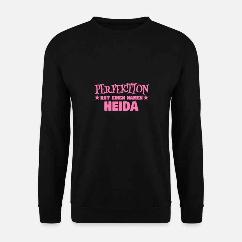 Heida - Unisex Pullover - Schwarz