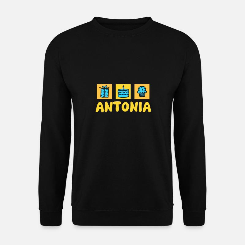 Antonia as a first name - Unisex Sweatshirt - black