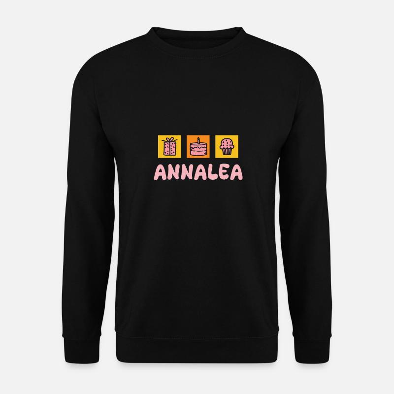 Vorname Annalea - Unisex Pullover - Schwarz