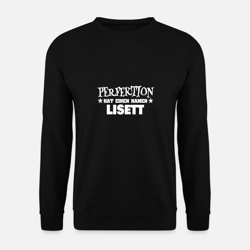 Woman's name Lisett - Unisex Sweatshirt - black