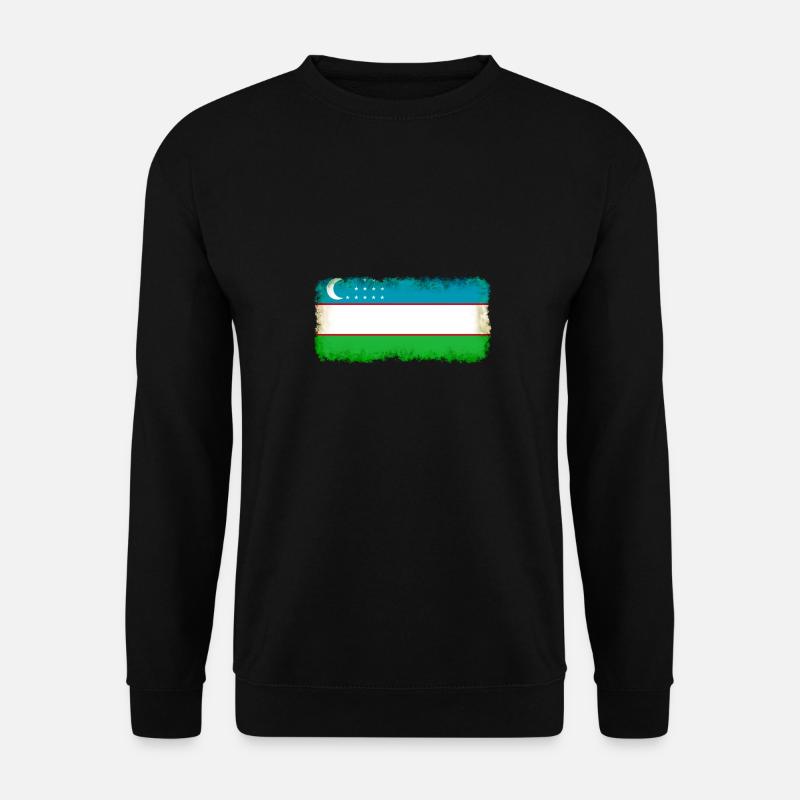 Usbekistan - Unisex Pullover - Schwarz