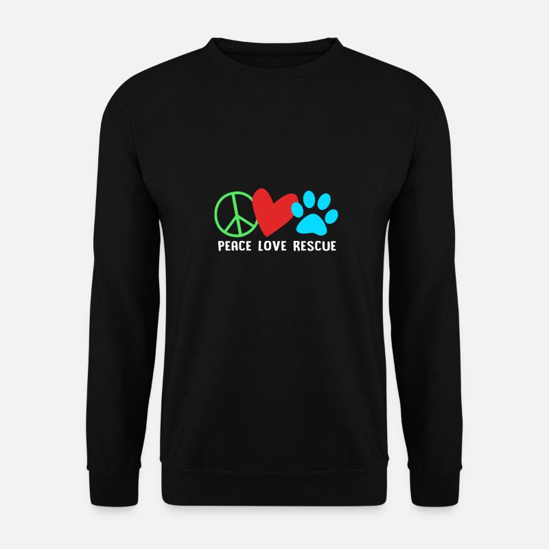 Katzenrettung Tierrechte Tierrettung Tierheim - Unisex Pullover - Schwarz
