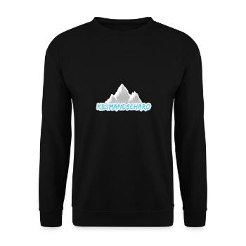 Mount Kilimanjaro - Unisex Sweatshirt - black - Front - Alina (178cm) & Michal (187cm)