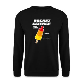 Rocket science popsicle science de fusée - Sweat-shirt Unisexe - noir - Devant - Alina (178cm) & Michal (187cm)