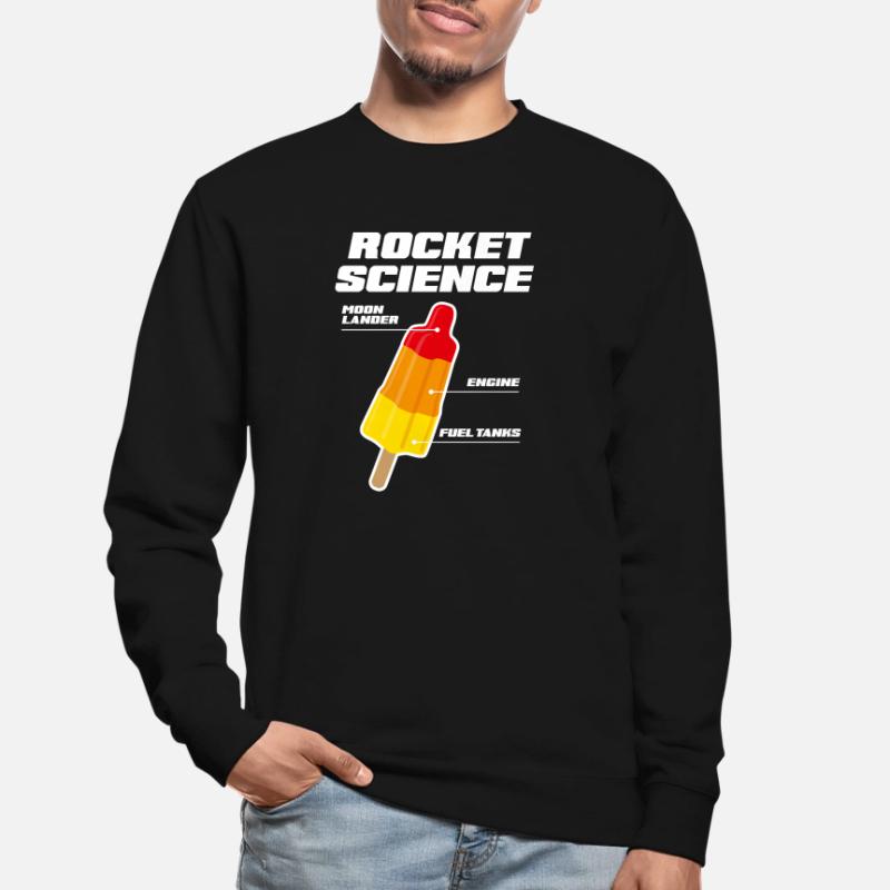 Rocket science popsicle rocket science pop art Unisex Sweatshirt
