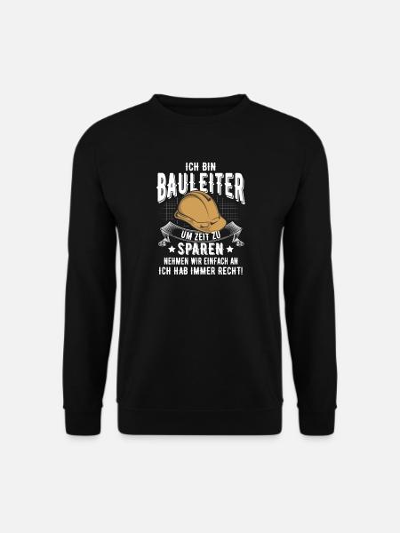 Bauleiter - Unisex Pullover - Schwarz