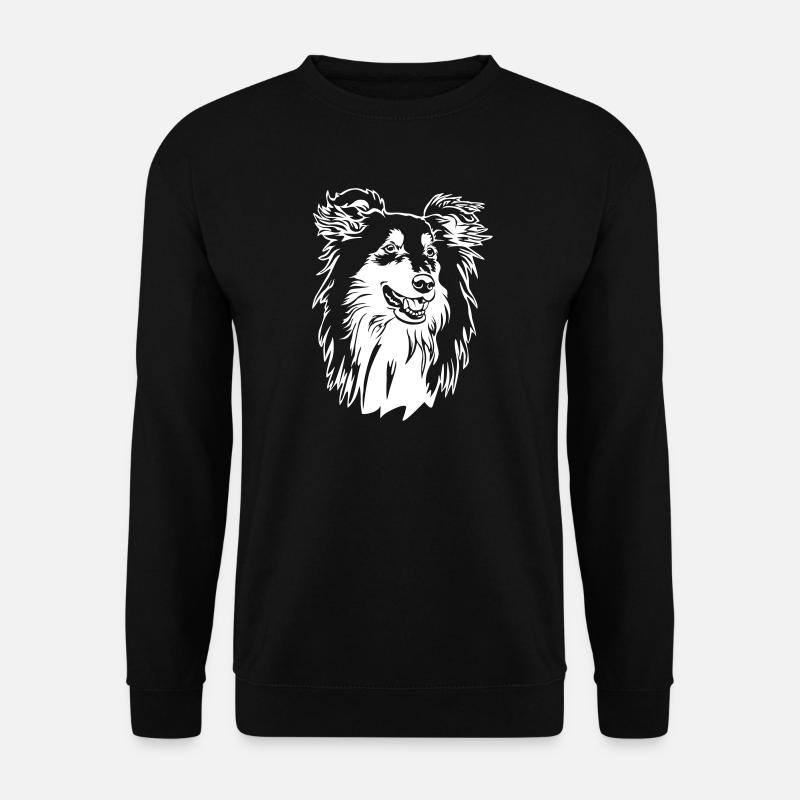 Collie Head "Black Edition" - Unisex Sweatshirt - black