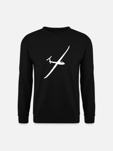 Segelfliegen Motorsegeln Gleitflug - Unisex Pullover - Schwarz