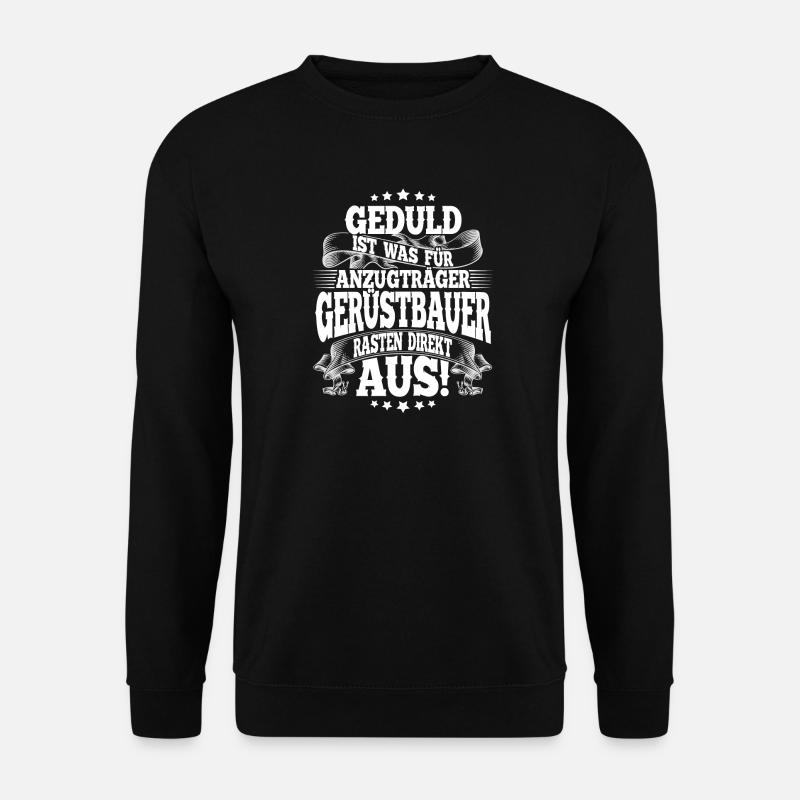 Gerüstbauer - Unisex Pullover - Schwarz