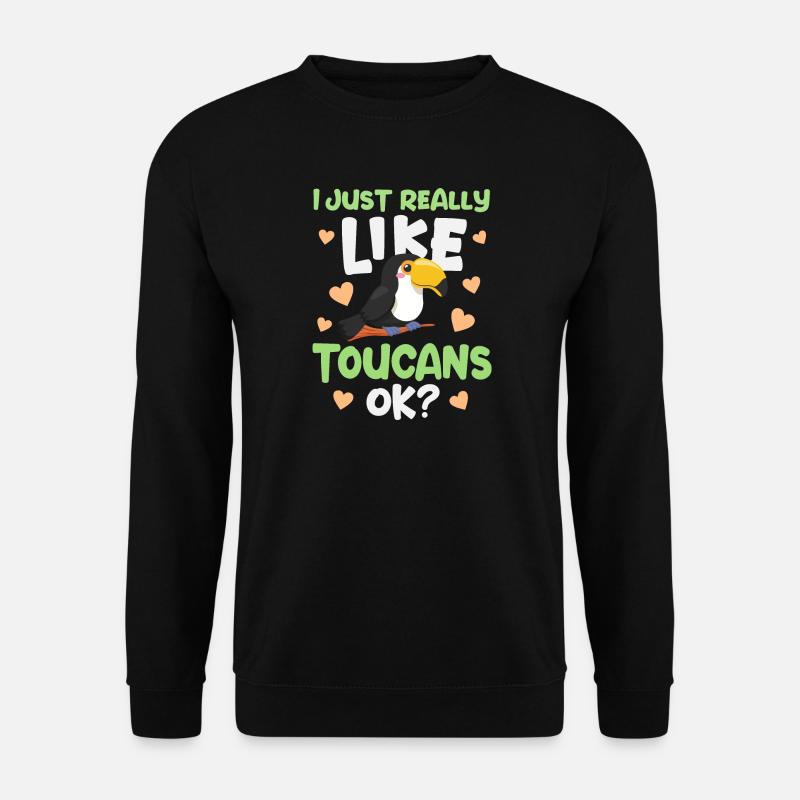 Tukan Vogel Toucan - Unisex Pullover - Schwarz