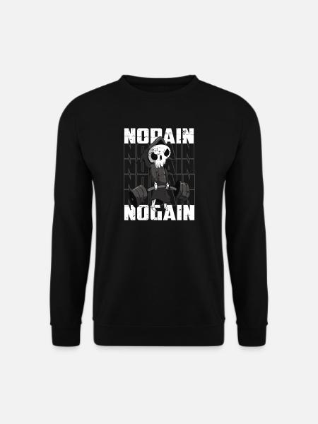 Body Building Skelett - Unisex Pullover - Schwarz
