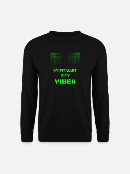Stuttgart City Vibes - Disco, Techno, Party, Club - Unisex Pullover - Schwarz