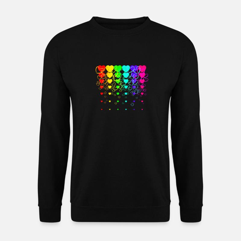 Wasserfall2cores - Unisex Pullover - Schwarz