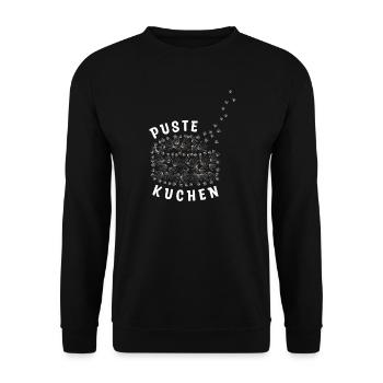 Pustekuchen - Pusteblume - Unisex Pullover - Schwarz - Vorne - Alina (178cm) & Michal (187cm)