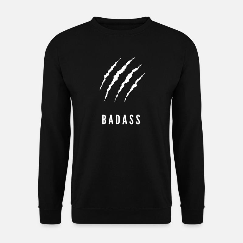 Déclaration confiante de Tiger Claws - Sweat-shirt Unisexe - noir