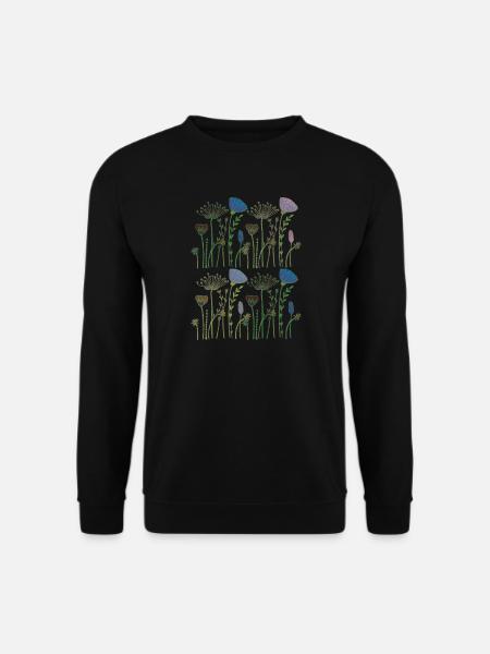 Dried flowers flower meadow - Unisex Sweatshirt - black