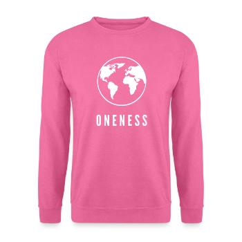 T-shirt Mentalité d’Unité Spirituelle Oneness Globe - Sweat-shirt Unisexe - rose - Devant