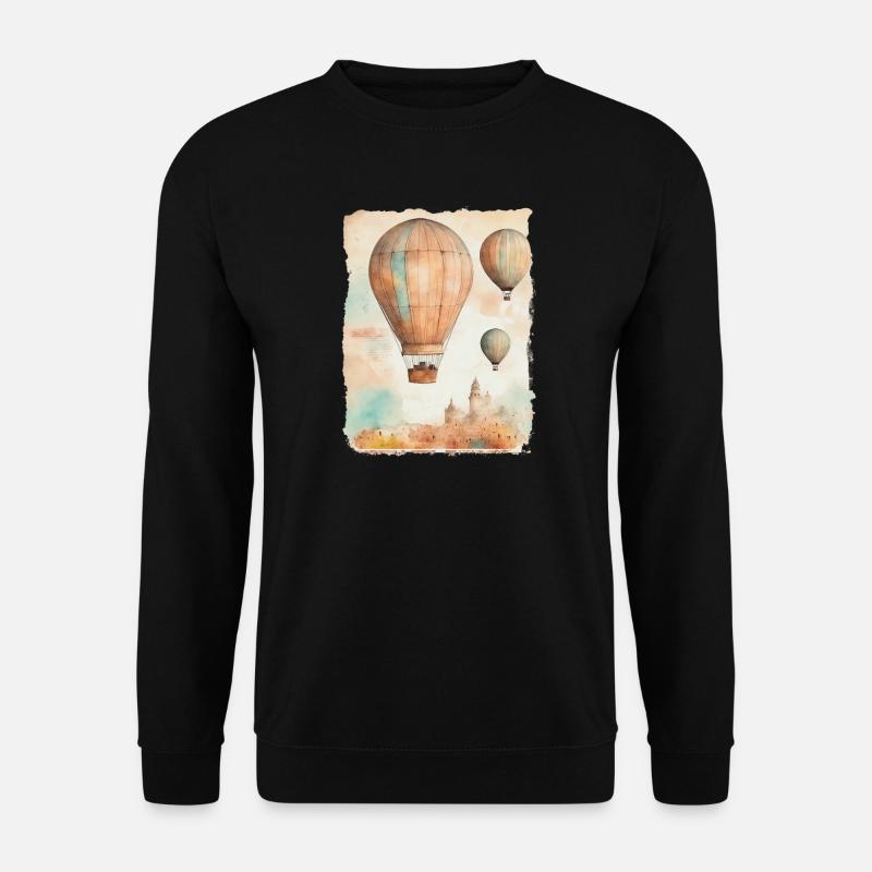 Tethered balloon - Unisex Sweatshirt - black