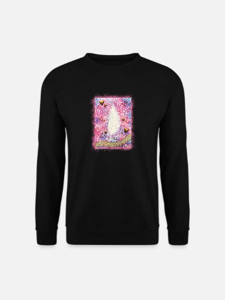 Liebes-EngelFeder Geborgenheit - Sonja Ariel - Unisex Pullover - Schwarz