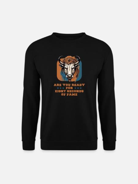 Cavalier de taureau - Sweat-shirt Unisexe - noir
