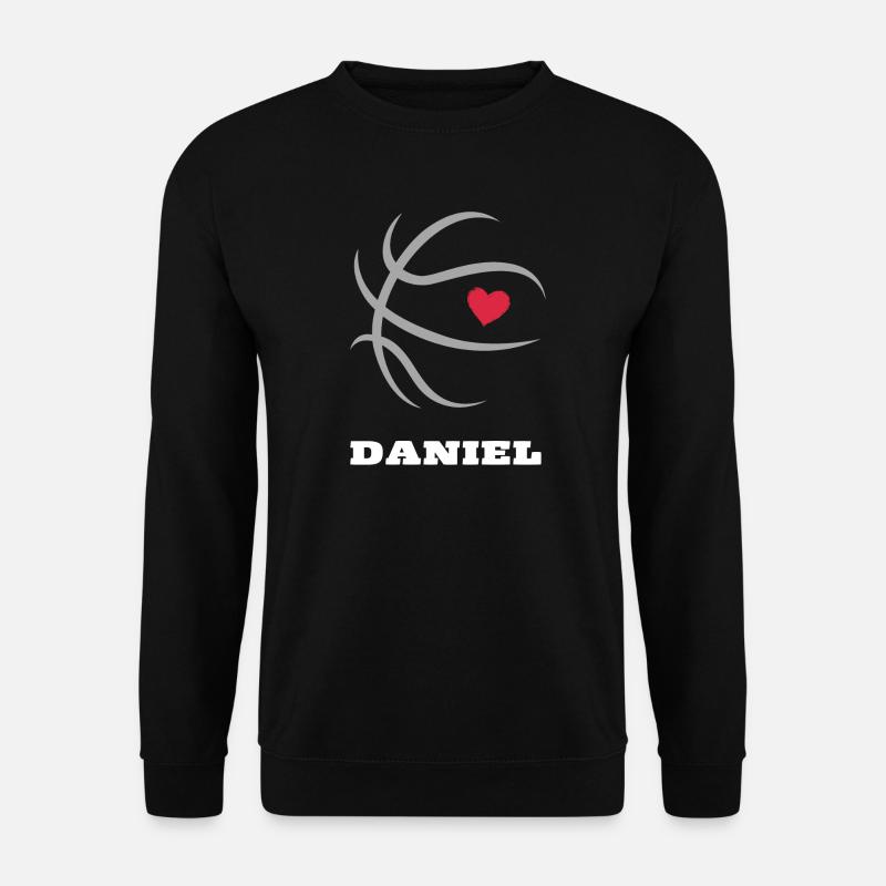 Daniel Nom Prénom Garçon Avec D Chaussures De Basket-ball - Sweat-shirt Unisexe - noir