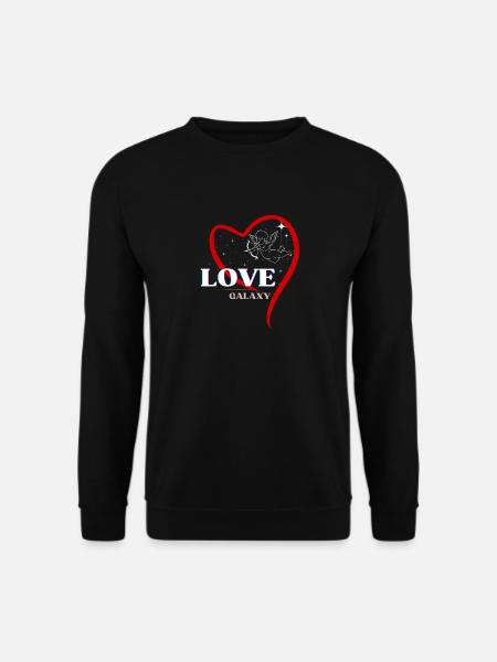 Kosmischer Amor Liebe - Unisex Pullover - Schwarz