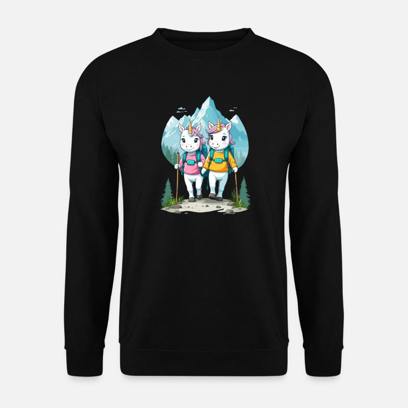 Wanderer Unicorns - Unisex Sweatshirt - black