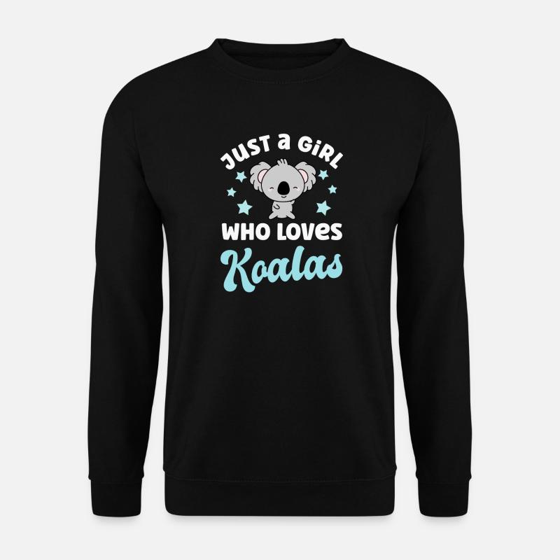 Koala Koalabär - Unisex Pullover - Schwarz